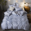 4pcs White black Bedding Set