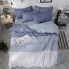 4pcs White black Bedding Set