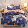 4pcs White black Bedding Set