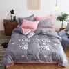 4pcs Girl Boy Kid Bed Cover
